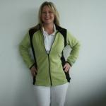 Women's microfleece jacket (green) 1053 $33.50